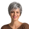 thumbnail image 1 of Pelucas cortas y Peluca pixie de cabello para shamjiam Pelucas de pieza lateral para mujeres, 1 of 9