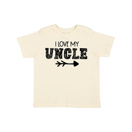 

Inktastic I Love My Uncle with Arrow Gift Toddler Boy or Toddler Girl T-Shirt