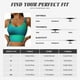 thumbnail image 5 of Fotbe Green Turquoise Teal Sujetador Deportivo Largo sin Aros para Mujer con Almohadillas y Soporte Medio, Transpirable y Absorbente, Camiseta Tipo Chaleco o Tank Top-Medium, 5 of 8