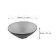 thumbnail image 2 of LOLIPPYY Set of Round Grey Dinner Bowls for Adults - Food Storage and Serving Bowls, Kitchen Tableware, 2 of 8