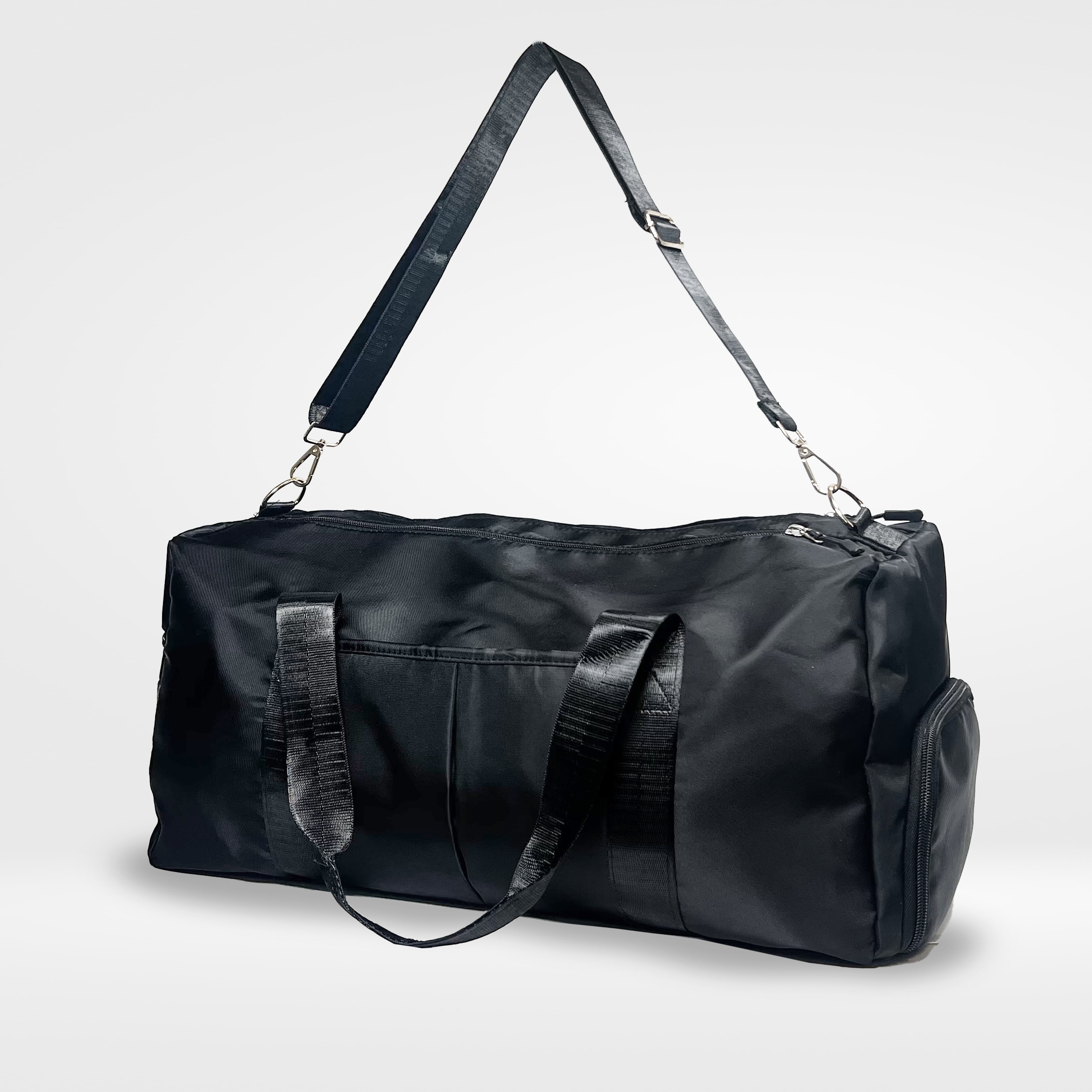 Health Trak Women's 19" Compact Sports Duffel Bag, Black 1-Piece