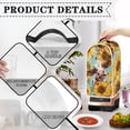 thumbnail image 3 of HELLHERO Cow and Sunflower Pattern Dust Cover Easy to Clean Dust Protector for Kitchen Use, 3 of 5