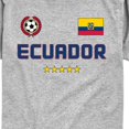 thumbnail image 3 of Instant Message - Ecuador Soccer Short Sleeve Graphic T-Shirt, 3 of 6