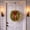 Green B - 14.6''& Bow & LED, variant on Christmas Cedar Wreath for Front Door, Artificial Evergreen Pine Wreath for Indoor Outdoor Christmas Decorations, Seasonal Decor