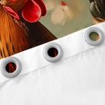 thumbnail image 4 of Rooster Curtains for Living Room,Pink Rose Curtains Drapes Farm Animals 30%-50% Blackout Curtains 2 Panels 38"Wx54"L,Chick Cock Chicken Western Farmhouse Decor Window Curtains, 4 of 5