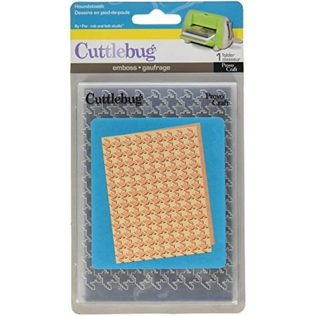 Cuttlebug A2 Embossing Folder, Houndstooth