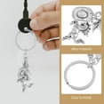 thumbnail image 3 of Worgeous Western Cowboy Style Keychain with Silver Alloy Finish for Party 2pcs Multifunctional Use, 3 of 8