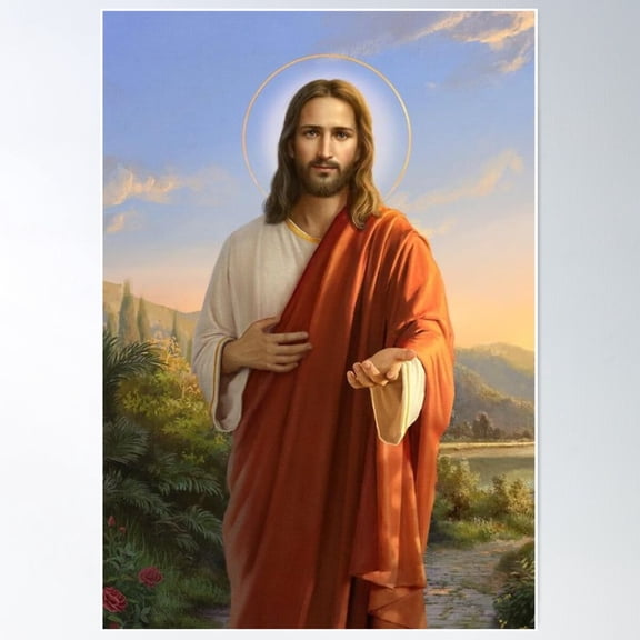 Jesus Love You Poster Wall Art UNFRAMED PAPER POSTER, Home Decor