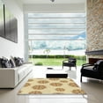 thumbnail image 7 of Ahgly Company Machine Washable Indoor Square Transitional Sun Yellow Area Rugs, 3' Square, 7 of 7
