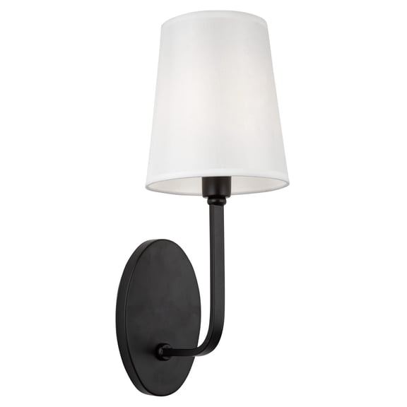 SC13337BK Artcraft Lighting Rhythm - 1 Light Wall Sconce In Traditional Style-15.75 Inches Tall and 6.3 Inches Wide-Black Finish