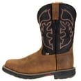 thumbnail image 3 of Justin Men's Stampede Rush Western Work Boot Composite Toe Brown 8.5 D(M) US, 3 of 5
