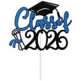thumbnail image 2 of Class of 2026 Graduation Cupcake Toppers Cake Picks for Party Desserts Fun Decorations for Graduation Celebrations Graduation Cake Decorations - Congrats Grad Cake Toppers, 2 of 8
