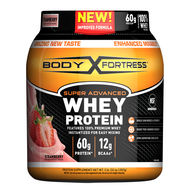 Download Body Fortress--Super Advanced Whey Protein, Strawberry ... Yellowimages Mockups