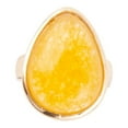 thumbnail image 3 of Yellow Quartz and Bronze Drop Ring, 3 of 3