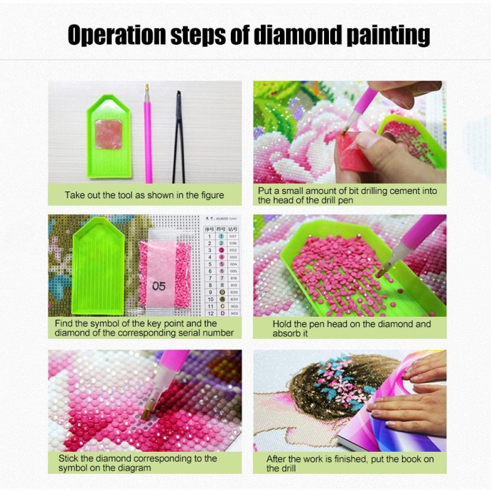 Clearance! 5D Diamond Art Kits for Adults Kids Beginner DIY Full Drill Diamond  Dots Paintings with Diamonds Gem Art and Crafts 