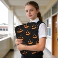 thumbnail image 6 of Haosy Accordion File Organizer Zipper Binder 500 Sheet 6-Tab Expanding File Folder Multi-Pocket 1.2 Inch 3 Ring Orange Halloween Pumpkin Face, 6 of 7