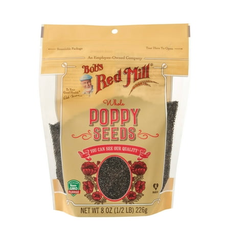 Bob's Red Mill Poppy Seeds, 8 Ounce (Pack of 6) (Best Unwashed Poppy Seeds)