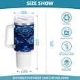 thumbnail image 3 of 40 Oz Car Handle Water Bottle Water Cup Water Bottle Water Jug Coffee Cup Travel Water Bottle Dark Blue Beautiful, 3 of 8