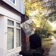 thumbnail image 2 of Bearded Collie Pot of Roses Flag Canvas House Size, 2 of 4