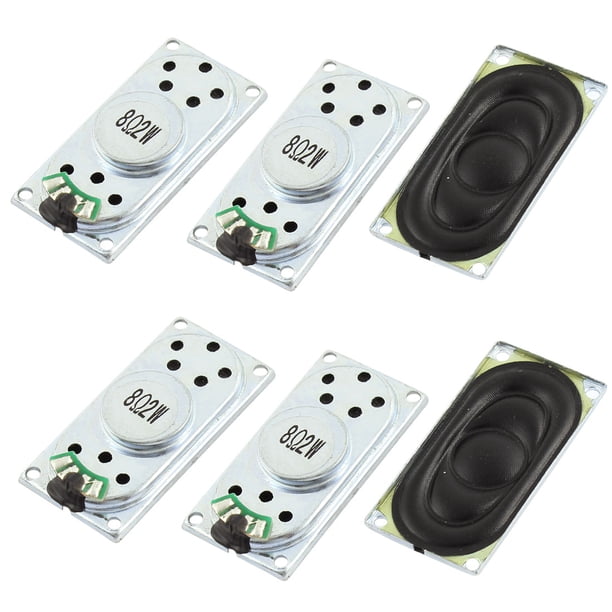 6 Pcs Cuaderno Audio Altavoz Magnético Amplificador Altavoz 2W 8 Ohm