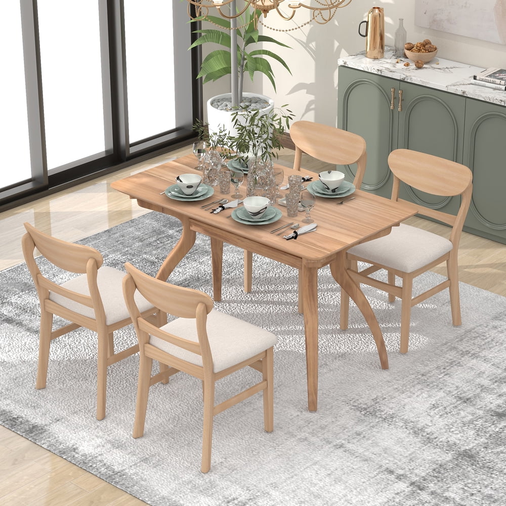 Kitchen Table and Chairs for 4, Dining Table and Chairs for Dining Room