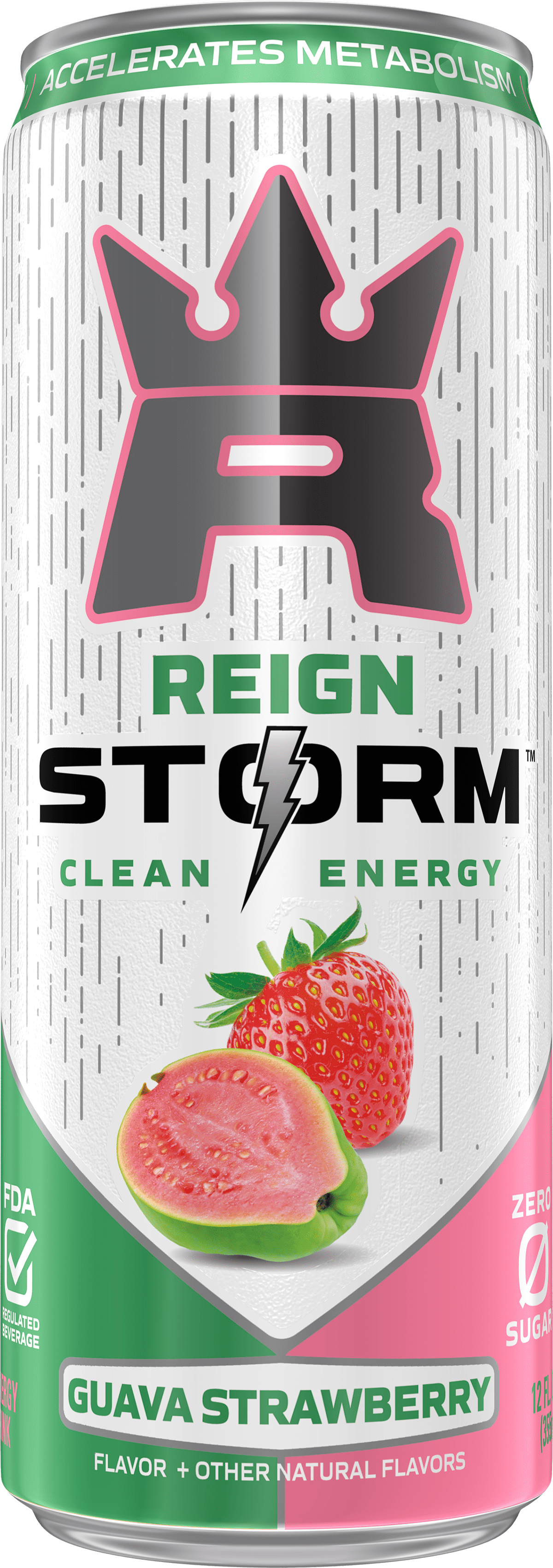 Reign Storm Clean Energy, Guava Strawberry, 1 Count, 12 fl oz