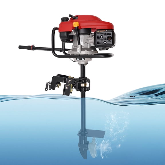 1 PCS Outboard Motor, Boat Engine, 4-Stroke Outboard Motor for boats from 13.12 to 19.69 ft and can be used in fishing, aquaculture, outdoor adventure
