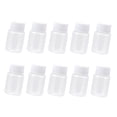 thumbnail image 3 of HEALEEP 10pcs Travel Friendly Mini Juice Bottles Transparent Plastic Storage for Everyday Use, 3 of 8