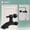 black, variant on MUNEK Hinge Pin Door Stopper, Adjustable Black Door Stop with White Rubber Tips, 3 Pack