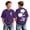 AB154 Purple, variant on Tisuna Boys Summer T Shirts Kids Short Sleeve Crew Neck Floral Tops Regular Fit Street Daily Wear Tees For Toddler And Tweens 2-13 Years