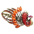 thumbnail image 1 of Dinheiro Pasador francés con diamantes de imitación en forma de pavo real para mujer, accesorios para el cabello retro para mujeres y niñas, 1 of 5