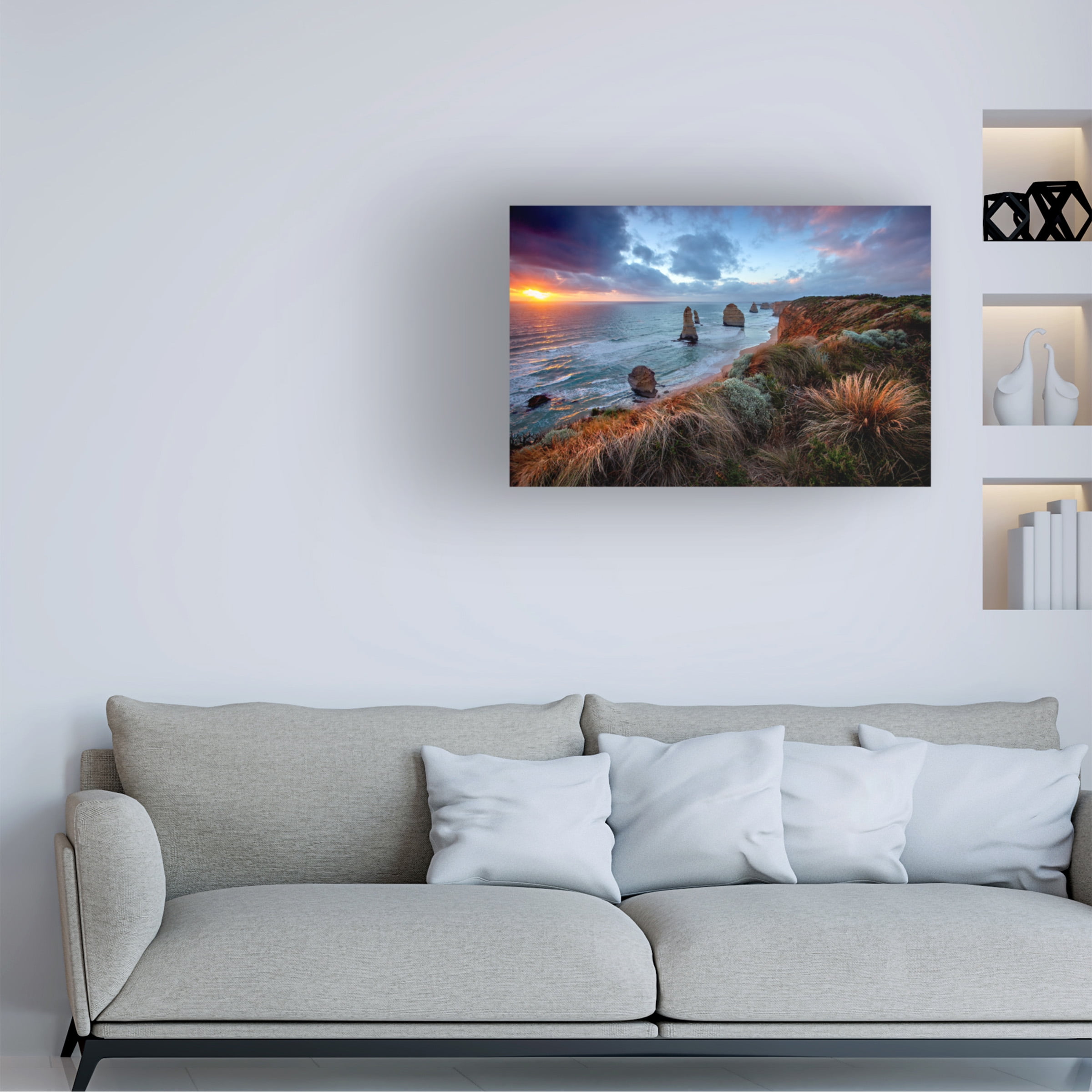 Wayne Bradbury Photography 'Shipwreck Coast' Canvas Art