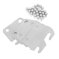 YOSADIER Bed Rail Hook Replacements Hidden Bed Hinges Silver 1 Set