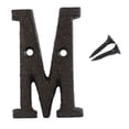thumbnail image 2 of Free Shipping, Dusknt Wrought Iron Decorations Creative Diy House Number Casts Iron Metal Letters, Limited Time Offer!, 2 of 3