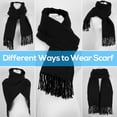 thumbnail image 3 of USB Rechargeable Heated Scarf Electric Heating Scarf with Neck Heating Pad Washable Shawl Soft Warm Neck Christmas Gift for Women Men, 3 of 7