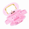 thumbnail image 2 of Caja de música con forma de corazón de bailarina, joyero con espejo para niñas (rosa), 2 of 14