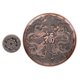 thumbnail image 3 of Double Dragon Incense Burner Plate Holder Zinc Alloy Home Decoration for Worship, 3 of 5