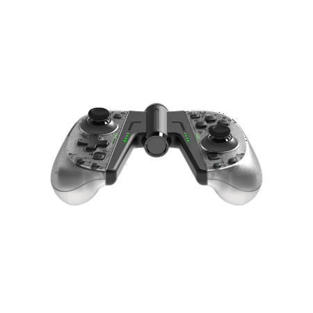Motion Controllers pair with a USB Type-C Charging Cable & Joy-Con Alternative compatible with Nintendo Switch - Clear White