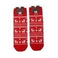 thumbnail image 2 of Steadlien Cartoon Christmas Stockings - Mid-Calf Holiday Socks with Festive Patterns - Warm Nylon Blend Socks for Winter and Autumn Seasonal Wear, 2 of 6