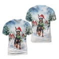 thumbnail image 3 of Hello Winter Doberman Pinscher Frosty Morning Walk Welcome Snowy Christmas All Over Print 3D Shirt Unisex Merch Doberman Dog Lover Gifts - 02018, 3 of 6