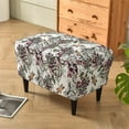 thumbnail image 2 of sasyxdc Stretch Ottoman Cover Rectangular Storage Ottoman Slipcover Footrest Stool Covers Ottoman Slipcovers for Foot Stool with Nonslip Elastic Bottom iuy, 2 of 9