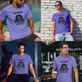 thumbnail image 3 of Greenyef Graphics I Paused My Game to Be Here Gamer Gift Funny Tee Men's T-Shirt Style-39 (Violet & Black, X-Large), 3 of 6