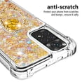 thumbnail image 3 of Funda para Xiaomi Redmi Note 11 4G/Note 11S 4G con Brillo Líquido Flotante, Purpurina, Parachoques y Anillo Giratorio Soporte, 3 of 5