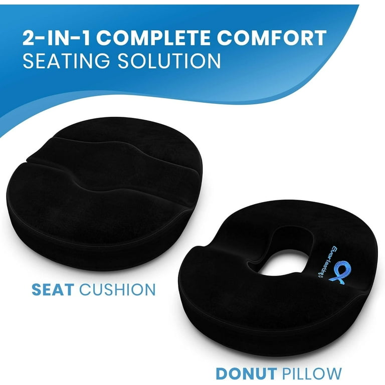  Lillyzen Donut Pillow for Tailbone Pain Relief Memory