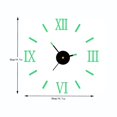 thumbnail image 2 of Diy Luminous Stereo Digital Wall Clock Creative Wall Sticker Clock Living Room Decoration Clock, 2 of 2