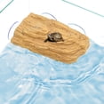 thumbnail image 2 of Unique Bargains Turtle Basking Platform Floating Turtle Docks with Suction Cups Resin Floating Turtle Platform Tortoise Climbing Platform for Decoration Yellow, 2 of 6