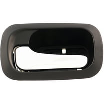 Dorman 92696 Rear Driver Side Interior Door Handle for Specific Honda Models, Black; Chrome