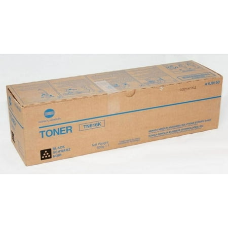 UPC: 0708562004626 | Konica Minolta Genuine OEM A1U9130 (TN616K) Black Toner Cartridge (41.5K YLD)