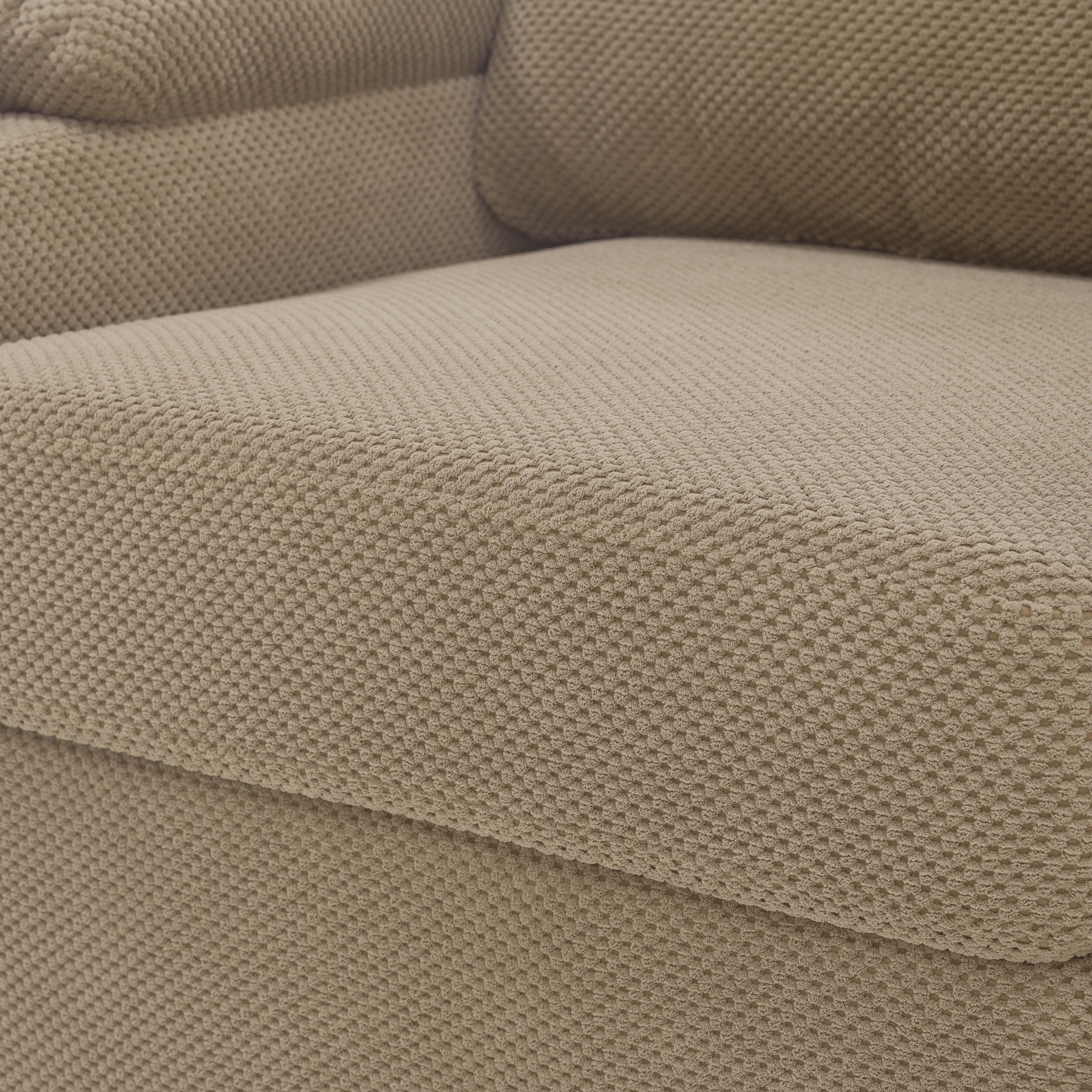 GDF Studio Abriel Accent Chair with Storage Ottoman, USB Ports & Cup Holders, Versatile Chaise Lounge, Camel