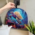 thumbnail image 3 of HELLHERO Teapot Protective Insulation Lightweight Polyester Canvas Insulate Tea Pot, Turtle Coral Design, 3 of 3